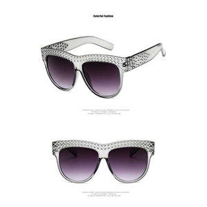 Rhinestone Square Sunglasses Women