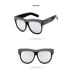 Rhinestone Square Sunglasses Women
