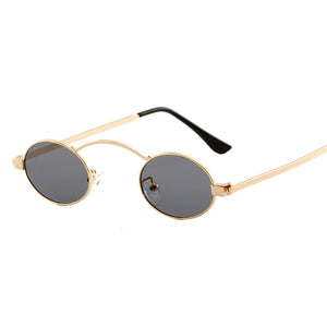 Women Fashion Unisex Round Frame Shades Sunglasses Integrated UV Glasses