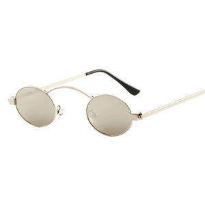 Women Fashion Unisex Round Frame Shades Sunglasses Integrated UV Glasses