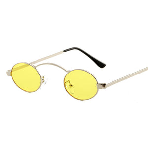 Women Fashion Unisex Round Frame Shades Sunglasses Integrated UV Glasses